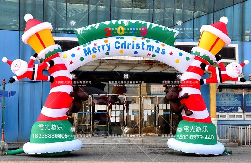 龙江镇圣诞活动拱门